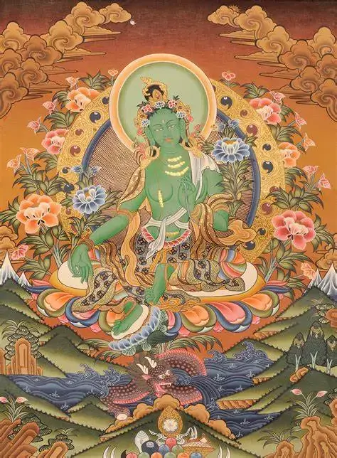 Tara La Verte buddhist deity green tara