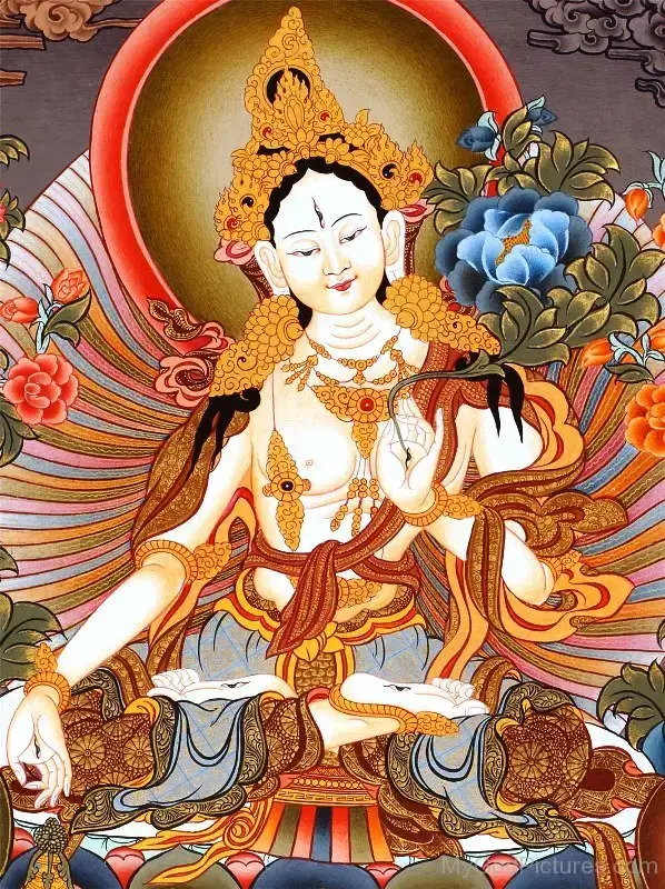 white tara La Blanche buddhist deity
